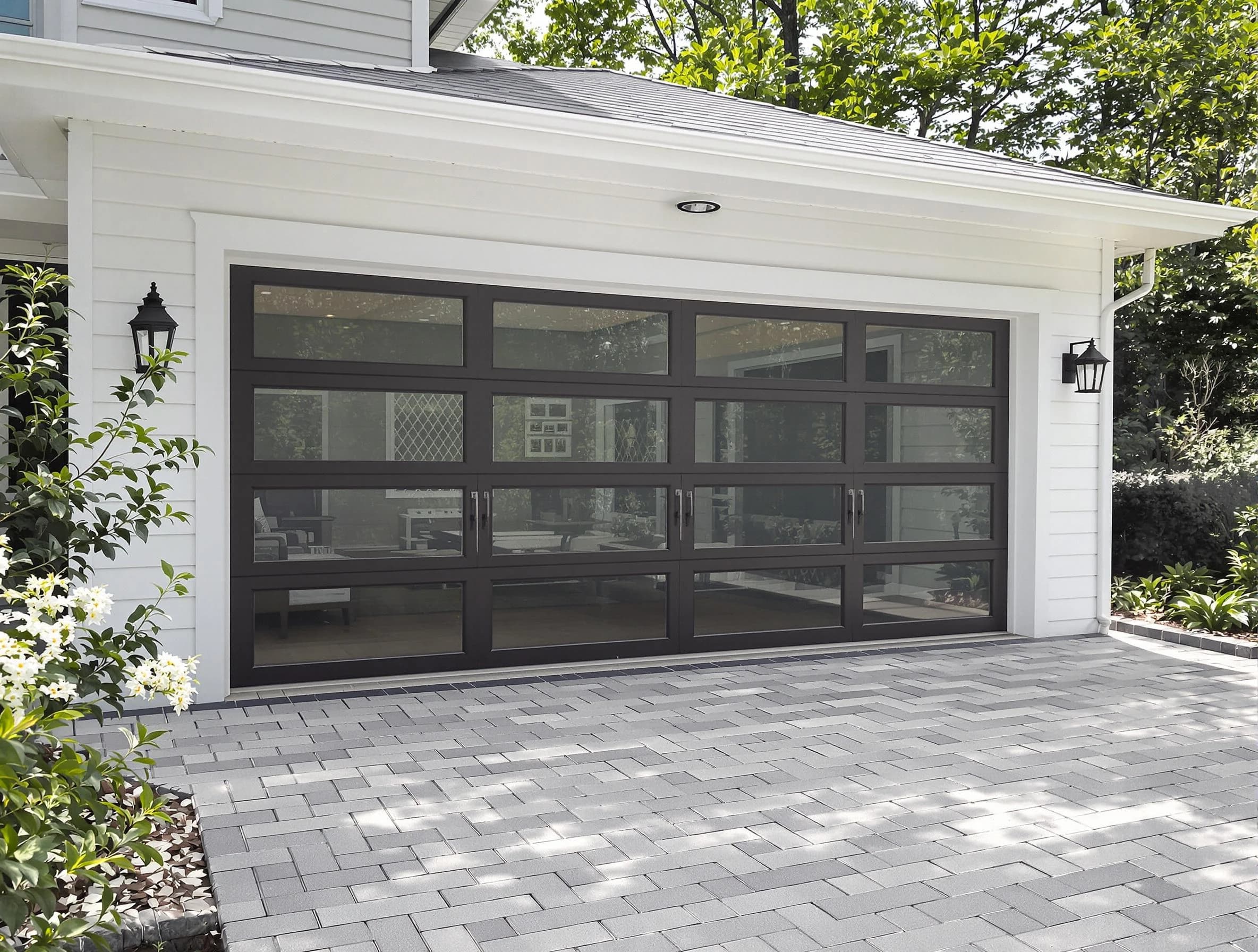 Salt Lake City Garage Door Repair design specialist presenting custom garage door options to Salt Lake City homeowner
