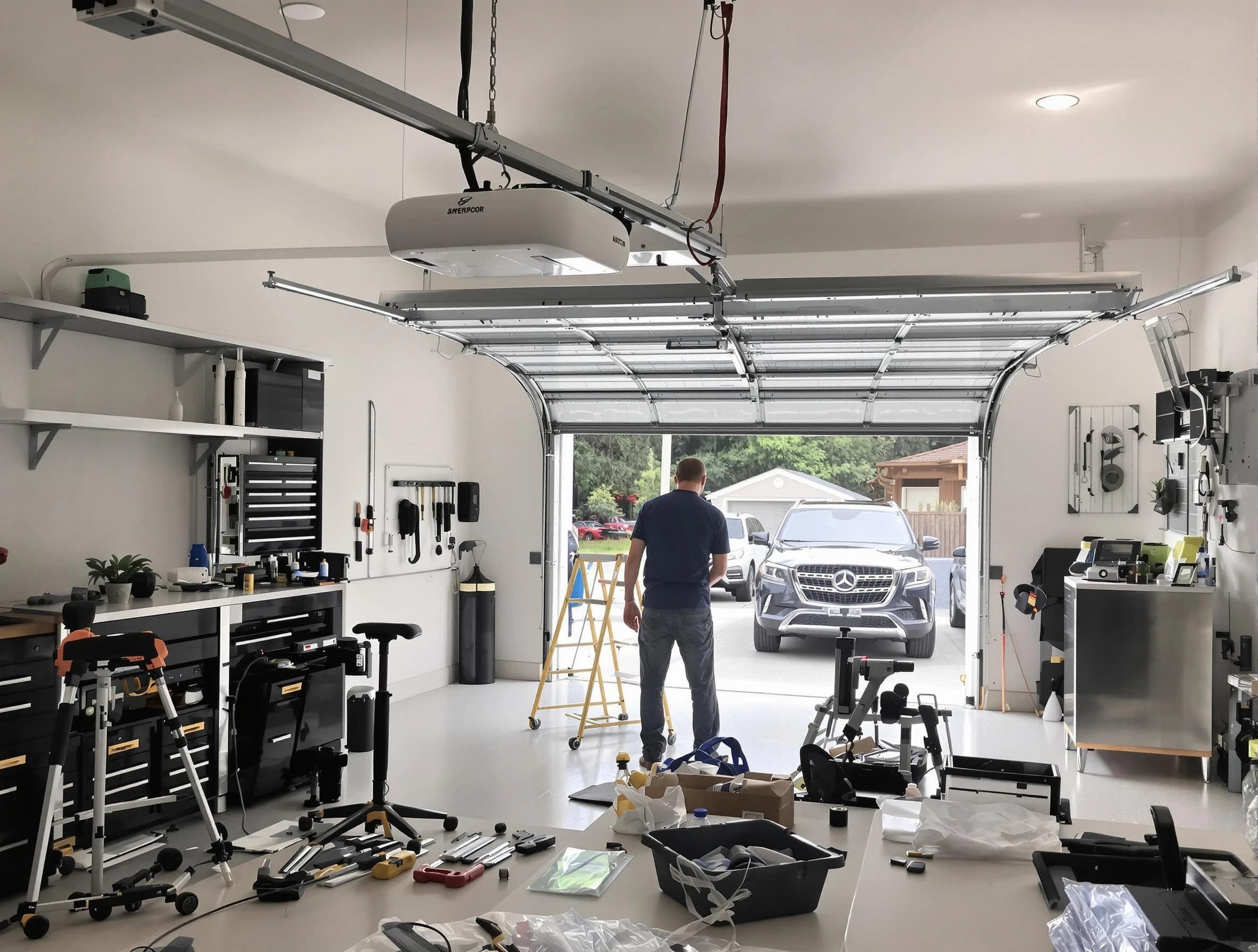 Garage door opener installation by Salt Lake City Garage Door Repair in Salt Lake City