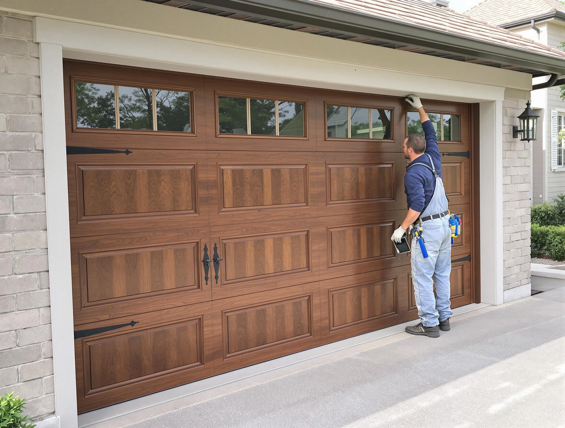 Custom garage door showcase by Salt Lake City Garage Door Repair in Salt Lake City