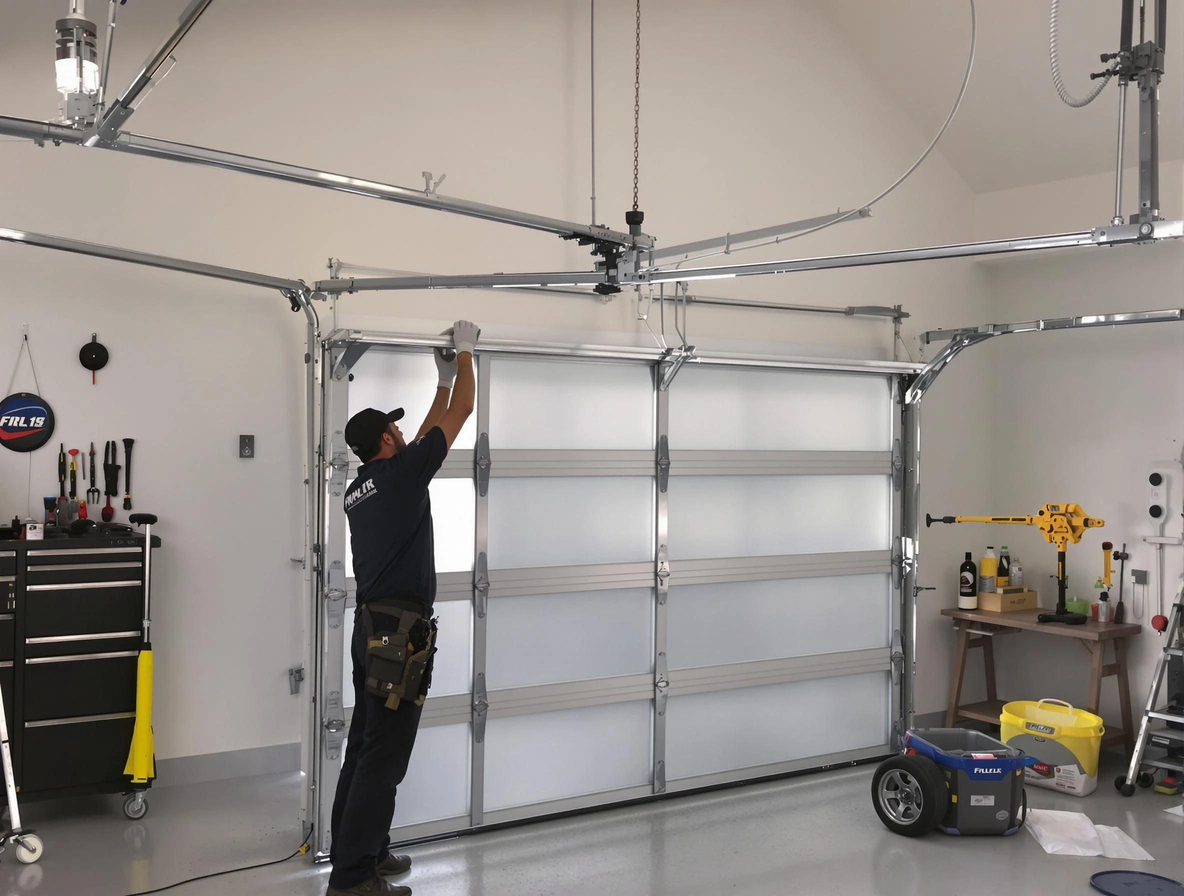 Salt Lake City Garage Door Repair certified team performing precision garage door installation in Salt Lake City